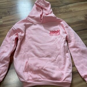 Sunny side crews Chic Light Pink Hoodie